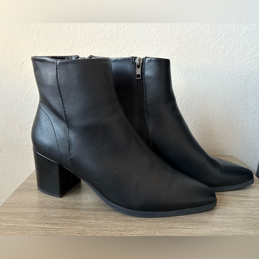 Madden Girl Black Ankle Boots